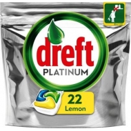 DREFT PLATINUM Lemon - KAPSUŁKI 22 szt. 